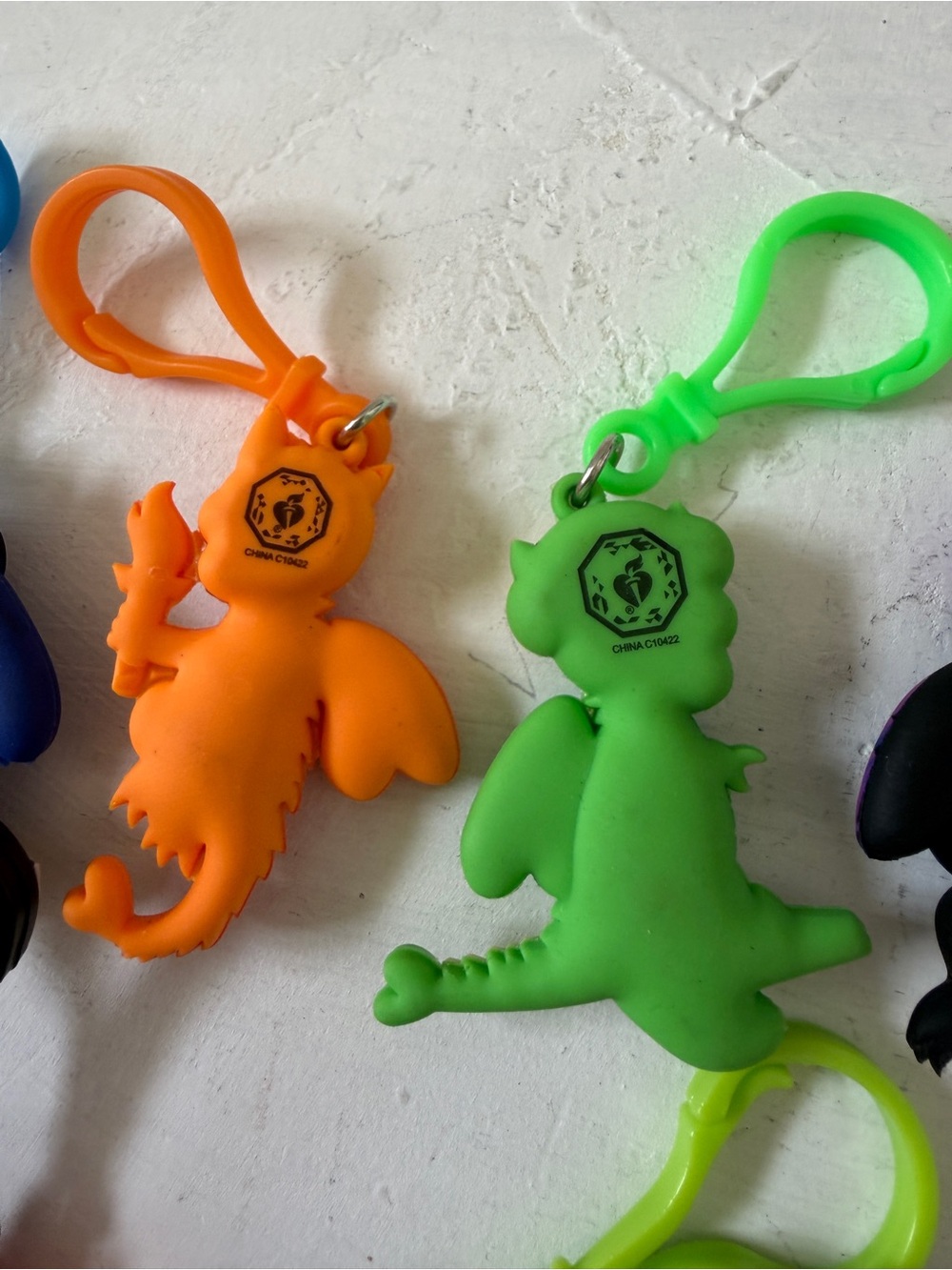 American Heart Challenge Keychain Ducks Heart Dinosaur - Picture 8 of 9